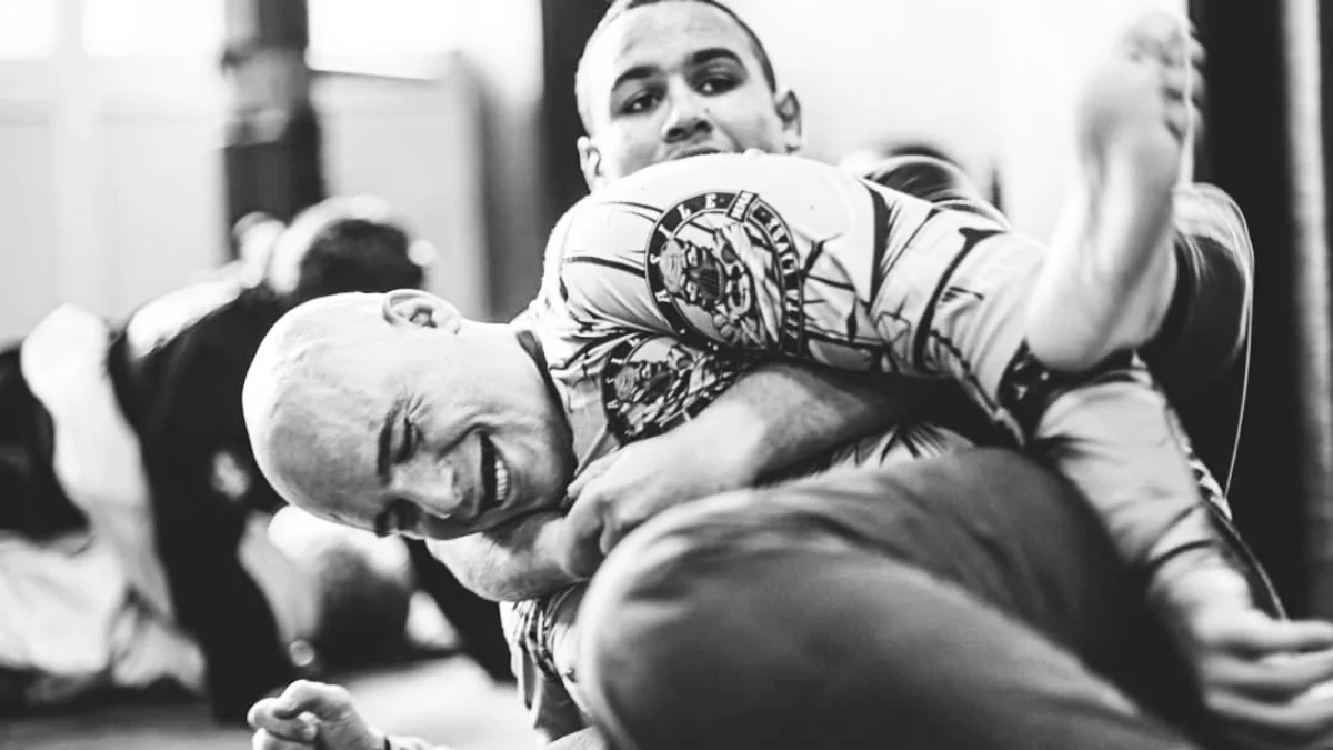Entraînement de Grappling au Fushan, à Vanves